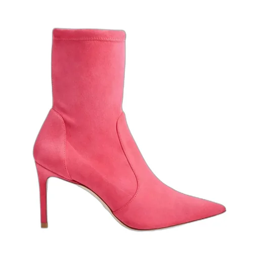 Stuart Weitzman Pointed-Toe High-Ankle Boots