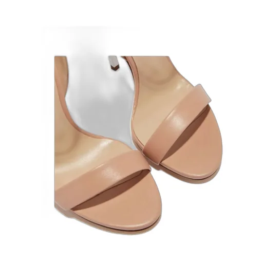Leather 120Mm Heeled Sandals