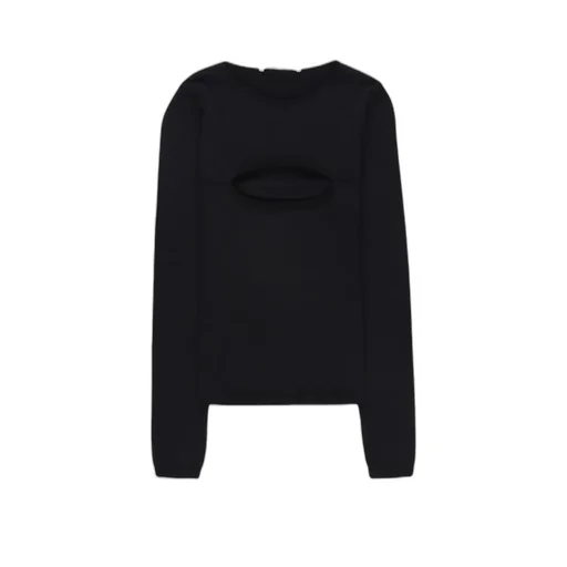 Cut-Out Detail Knit Top