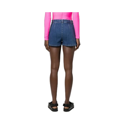Logo Denim Shorts