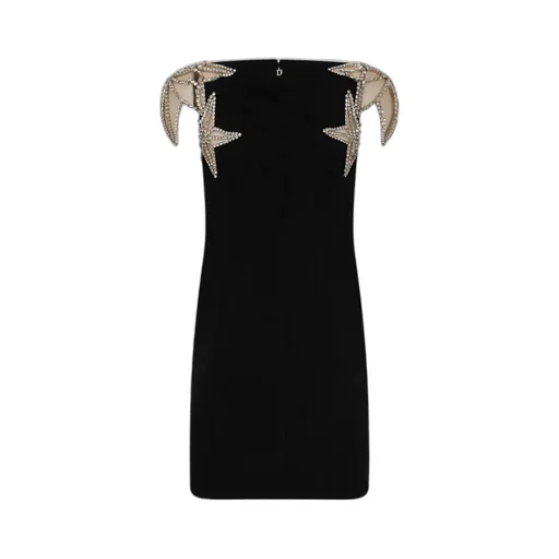 Dsquared2 Star-Embellished Straight Hem Mini Dress