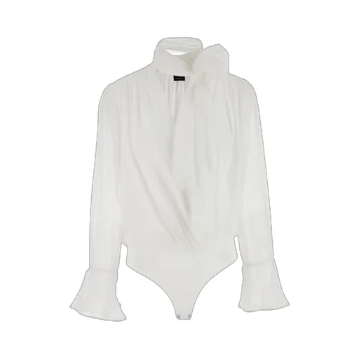 Pinko Long-Sleeved V-Neck Bodysuit