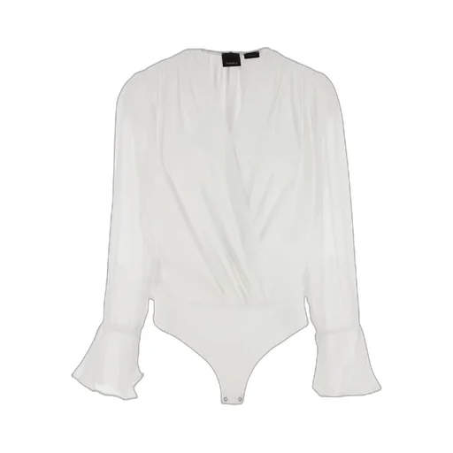 Pinko Long-Sleeved V-Neck Bodysuit