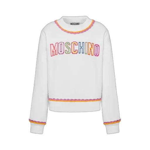 Macramé-Trim Cotton Sweatshirt