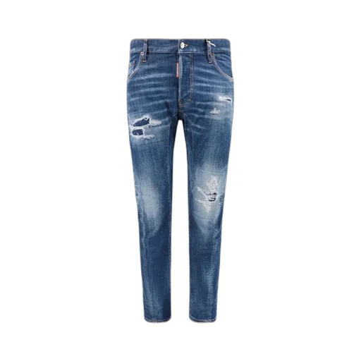 Dsquared2 Straight-Leg Diistressed Jeans