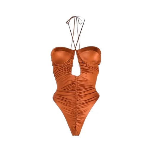 Satin Halterneck One-Piece