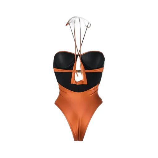Satin Halterneck One-Piece