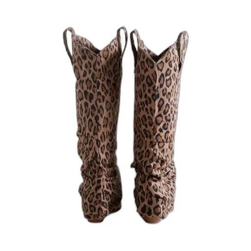 Leopard Print Boots