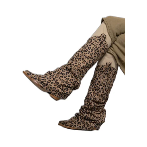 Leopard Print Boots