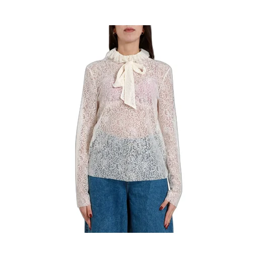 Bow Knot Embroidered Blouse