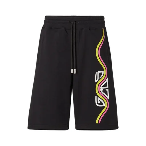 Gcds Logo Printed Drawstring Bermuda Shorts