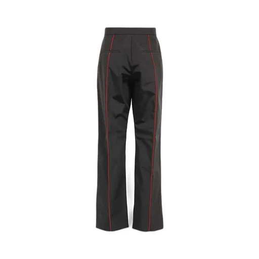 Salvatore Ferragamo Contrasting-Trim Straight-Leg Track Pants
