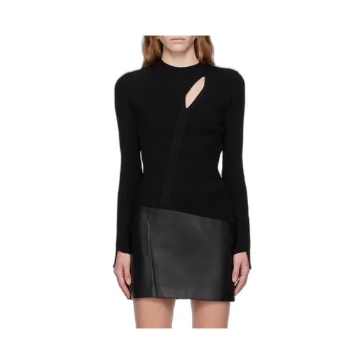 Versace Asymmetric Knitted Jumper