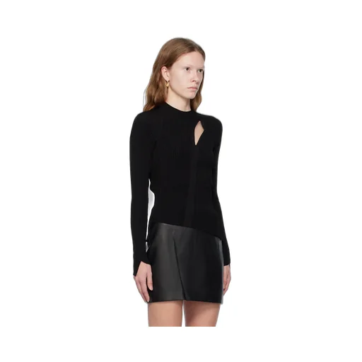 Versace Asymmetric Knitted Jumper