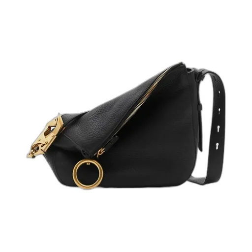 Burberry Small Knight Zipped Shoulder Bag