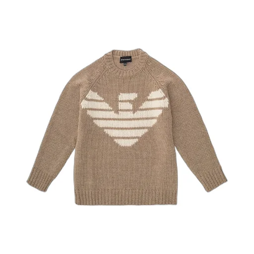 Emporio Armani Kids Crewneck Long-Sleeved Jumper