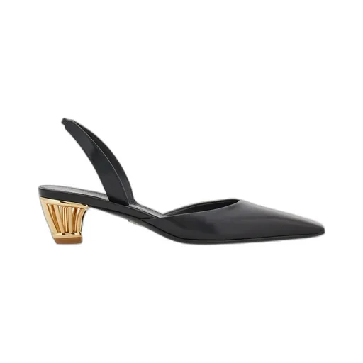 Salvatore Ferragamo Cage Heeled Slingback Pumps