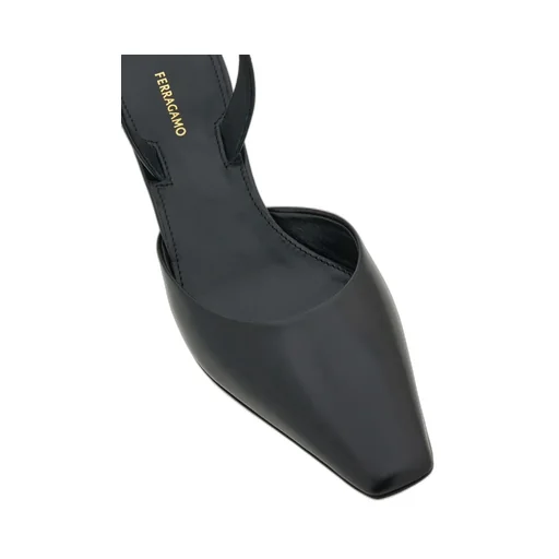 Salvatore Ferragamo Cage Heeled Slingback Pumps
