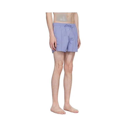 Stripe-Trim Swim Shorts