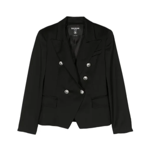 Balmain Kids Double-Breasted Blazer