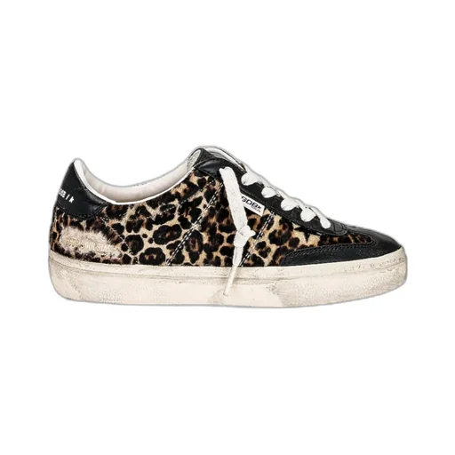 Golden Goose Deluxe Brand Soul Star Leopard Printed Sneakers