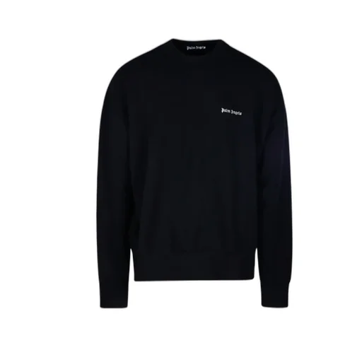 Palm Angels Logo Detailed Crewneck Sweatshirt