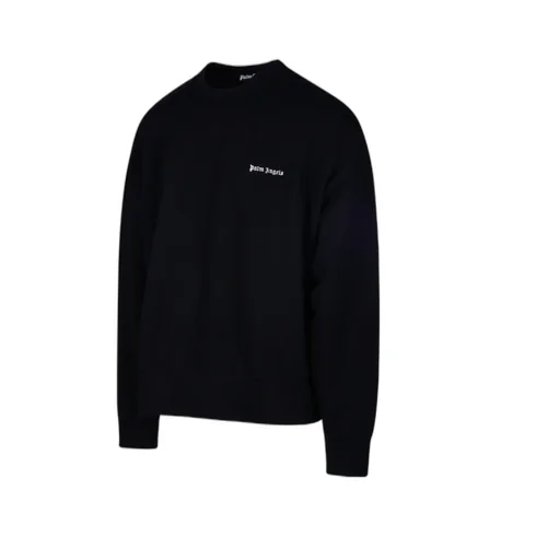 Palm Angels Logo Detailed Crewneck Sweatshirt