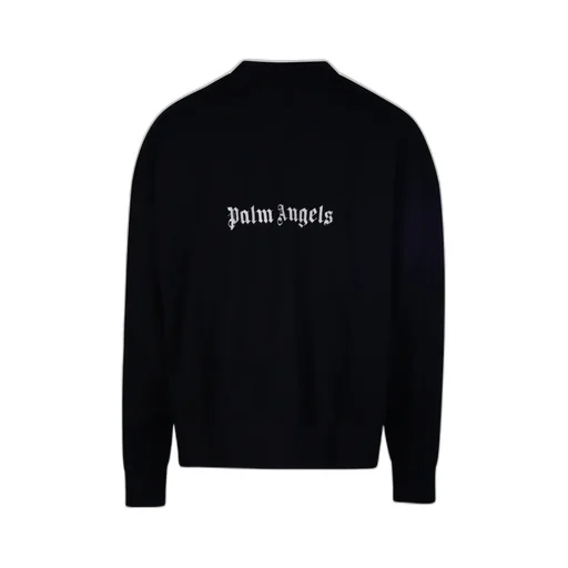 Palm Angels Logo Detailed Crewneck Sweatshirt
