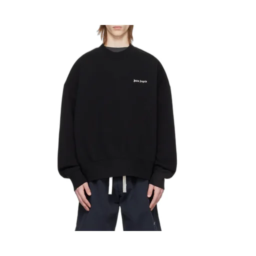 Palm Angels Logo Detailed Crewneck Sweatshirt