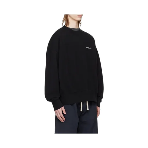 Palm Angels Logo Detailed Crewneck Sweatshirt