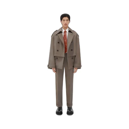 Bottega Veneta Twill Cropped Trousers