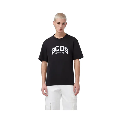 Gcds Logo Embroidered Crewneck T-Shirt
