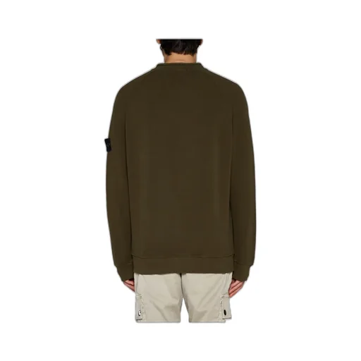 Stone Island Logo Patch Crewneck Sweatshirt
