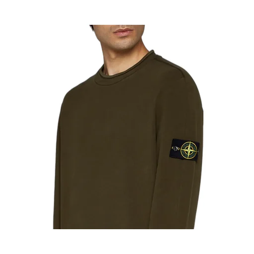 Stone Island Logo Patch Crewneck Sweatshirt