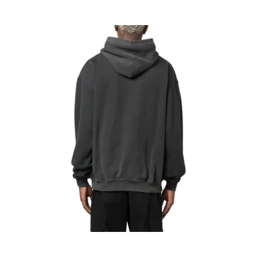 Blackletter-Print Cotton Hoodie