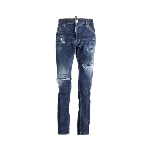 Dsquared2 Straight-Leg Distressed Jeans