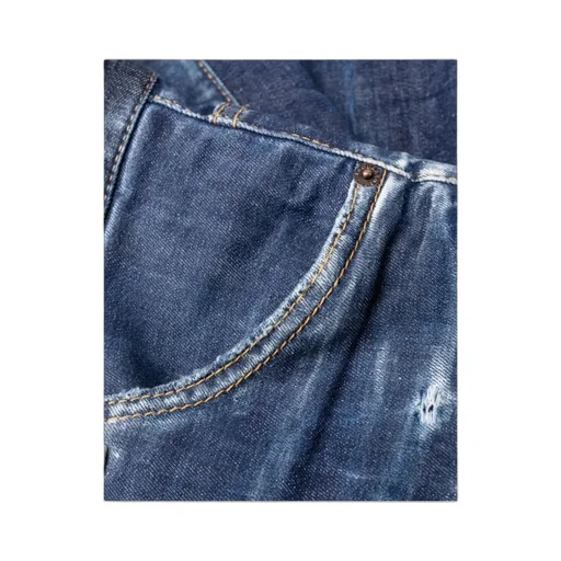 Dsquared2 Straight-Leg Distressed Jeans
