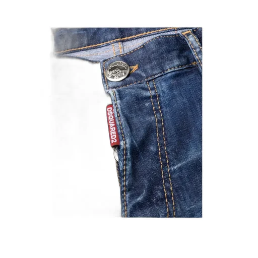 Dsquared2 Straight-Leg Distressed Jeans