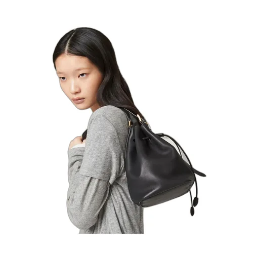 Leather Bucket Bag