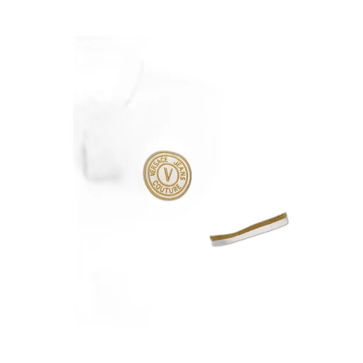 Versace Jeans Couture Logo-Embroidered Short-Sleeved Polo Shirt