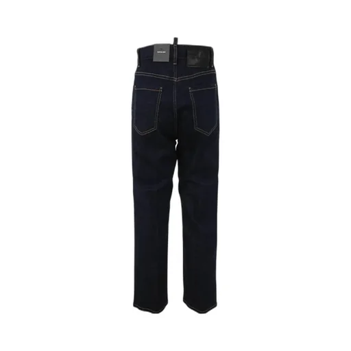Dsquared2 Logo Tag Straight-Leg Jeans