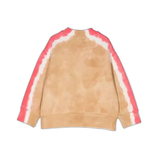 Star Tie-Dye Print Sweatshirt