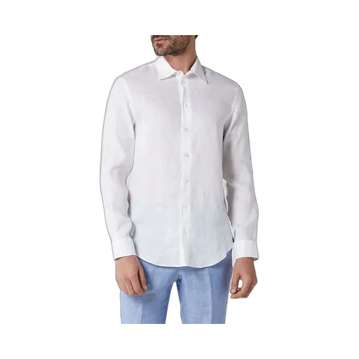 Emporio Armani Buttoned Curved Hem Shirt