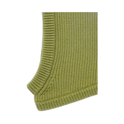Ribbed-Knit Balaclava Hat