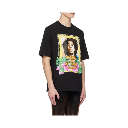 Dsquared2 Graphic Printed Straight Hem T-Shirt