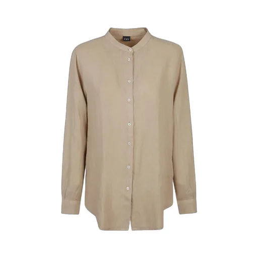 Fay Long-Sleeved Button-Up Shirt