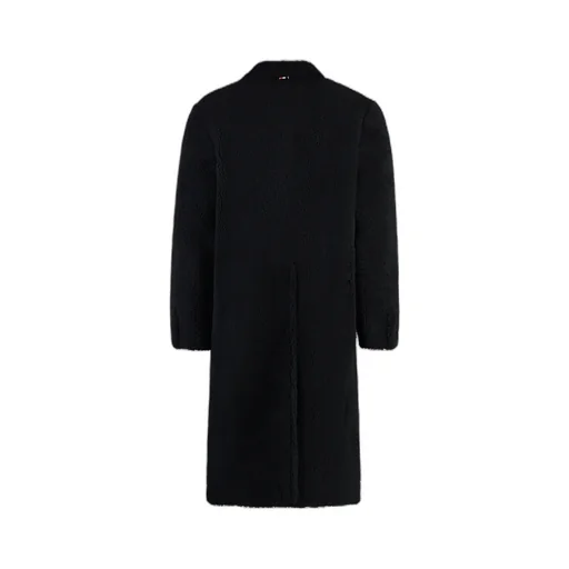 Double-Breasted Long-Sleeved Coat