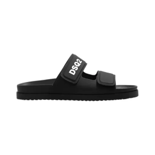 Dsquared2 Logo Printed Open Toe Sandals