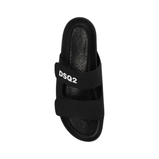 Dsquared2 Logo Printed Open Toe Sandals