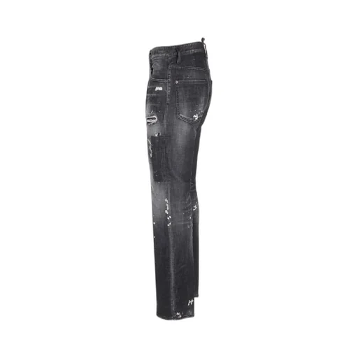 Dsquared2 Straight Leg Distressed Jeans